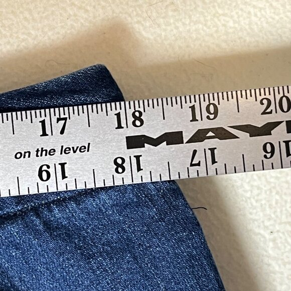 Liz Claiborne Womens Denim Jackie Wide-Leg Pants Size 14W Made In China - Picture 13 of 16